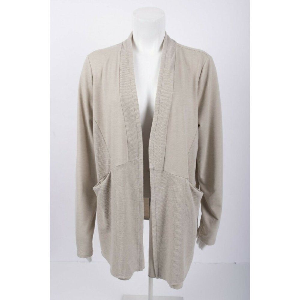 LOGO Lori Gold Stein Womens Cardigan Frency Terry - Picture 1 of 6
